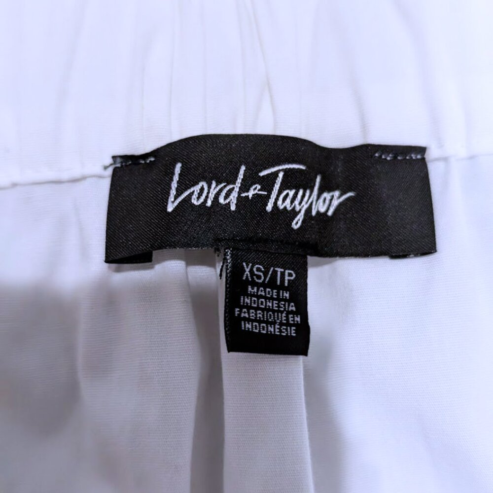Lorde & Taylor Coquette white off the shoulder Blouse With Bell Sleeves XS - Picture 2 of 4